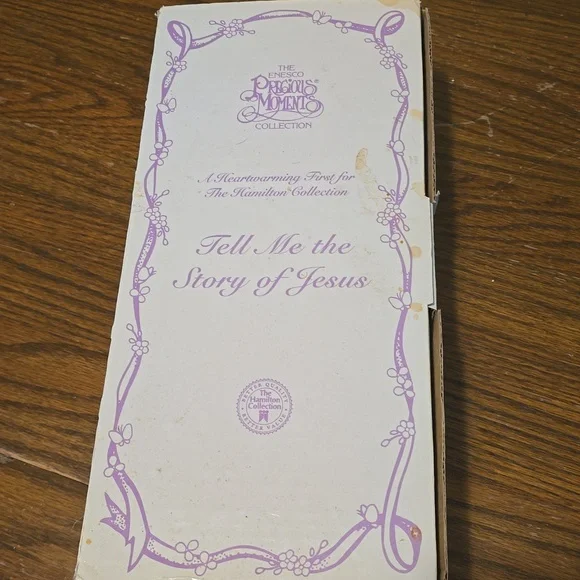 Precious Moments Tell Me Story Of Jesus Doll Hamilton Collection 1994 Vintage - Picture 7 of 7